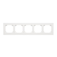 Ramka 5-krotna biały mat Simon 55 TR5/111 Kontakt-Simon