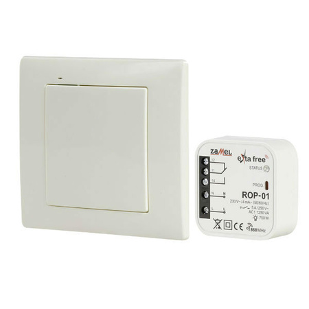 Zestaw sterowania bezprzewodowego (RNK02+ROP01) RZB-01 Zamel EXF10000069
