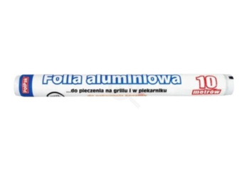 Folia aluminiowa spożywcza do pieczenia grillowania rolka 10m Kuchcik