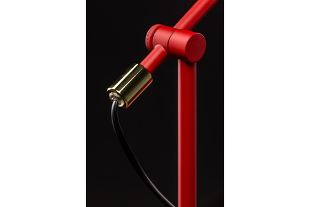 Lampka biurkowa czerwona SELVIA II 25W E14 250V IP20 GTV LB-SELVII-20-DEC