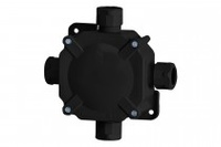 Puszka natynkowa hermetyczna IP67 czarny F-elektro F1.0222