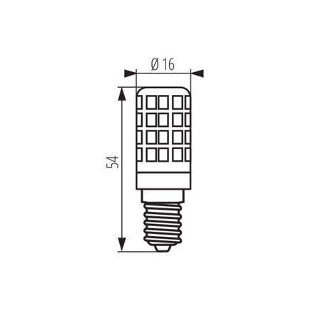 Żarówka LED ZUBI 4W 520lm 3000K E14 Kanlux 24528