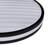 Plafon okrągły czarny natynkowy LED mat 30W 2900lm 4000K IP20 GRILL VS-80035