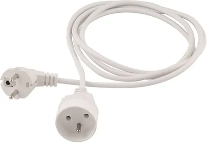 Przedłużacz z uziemieniem biały 1-gniazdo 3m OMY 3x1 Elgotech EPS-103