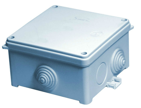 Puszka natynkowa hermetyczna pusta IP55 biała N110x110 Simet 35130206