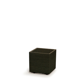 Doniczka na kółkach kawa Madera Square ECO Wood DMA300W-4625W