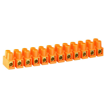 Listwa zaciskowa ghwintowana 12-torowa 16mm pomarańczowy LTF 12-16 Simet 21612108