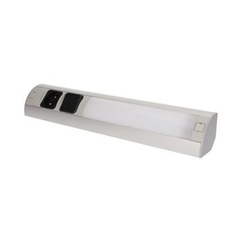 Gniazdo meblowe z oświetleniem natynkowe LED 7W Plastrol T-98707