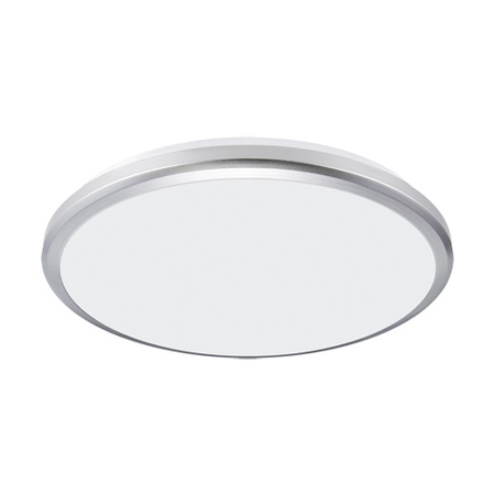 Plafon hermetyczny srebrny PLANAR LED 18W 1980lm 4000K Ideus 03839
