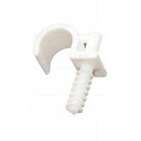 Uchwyt montażowy RING 18mm pojedynczy biały PAWBOL H.7320