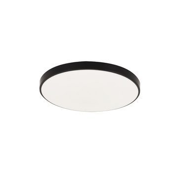 Plafon okrągły czarny DOWBOR LED C 12W 890lm 4000K IP44 04331 Strühm