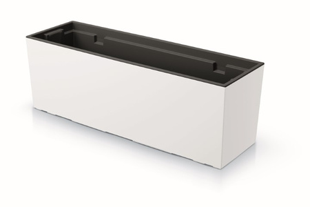 Doniczka z wkładem biała URBI CASE DUC600T-S449
