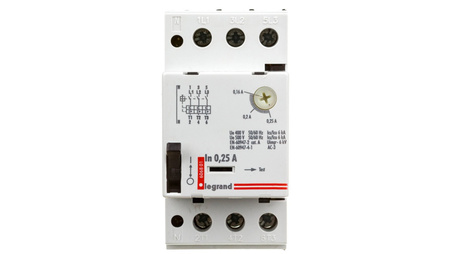 Wyłącznik silnikowy 0,16-0,25A  M250 Legrand 606801
