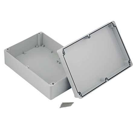 Puszka natynkowa hermetyczna 283 x 193 x 97mm IP67 szara PHP 62.95