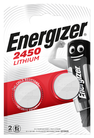 Bateria pastylkowa litowa CR 2450 Energizer op=2szt