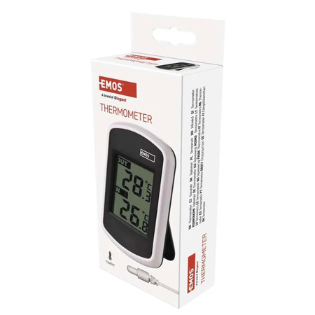 Termometr z sondą przewodową 2 m 18 × 57 × 85 mm E0041 EMOS
