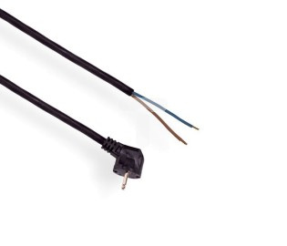 Przewód przyłączeniowy z wtyczką bez uziemienia 55mb OW 2x1 Elgotech PZ1-5-G