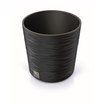 Doniczka z wkładem antracytowa Furu Square DFR250-S433