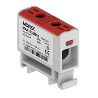 Złączka szynowa czerwona 2,5-35mm Morek MAA1035R10