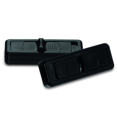 Wyłącznik suwakowy czarny przelotowy lub końcowy 1-torowy 2,5A 250V W-10029