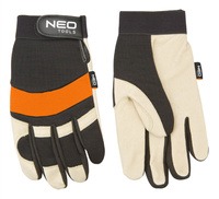 Rękawice ochronne skóra świńska licowa neopren 10 NEO 97-606