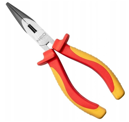 Szczypce wydłużone proste izolowane 160 mm 1000V NEO 01-242