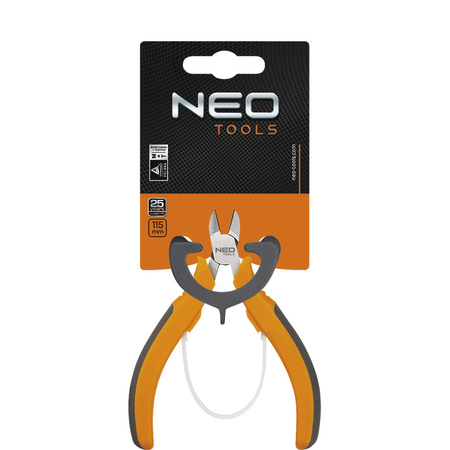 Szczypce precyzyjne boczne izolowane 110 mm NEO 01-106