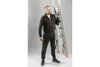 Bluza dresowa robocza czarna M (50) BREND HT5K438-M Hogert