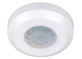 Czujnik ruchu natynkowy biały 200W 360st 8mb PIR ZONA MINI W Kanlux 37364