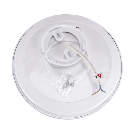 Plafon hermetyczny srebrny PLANAR LED 18W 1980lm 4000K Ideus 03839
