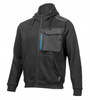 Bluza dresowa z kapturem czarna S (48) THEO HT5K903-S