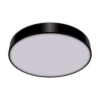 Plafon okrągły czarny TOTEM LED C 16W 1510lm 4000K IP20 03926 Strühm