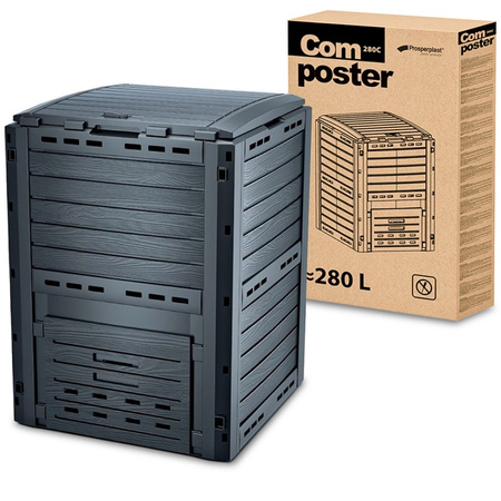 Kompostownik 1 komorowy czarny  380L Compogreen IKL380C-S411
