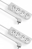Przedłużacz z uziemieniem 4-gniazda biały 1,5m OMY 3x1 Elgotech EPS-401,5