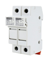 Podstawa bezpiecznikowa 2-polowa 10x38 32A 1000V DC Schelinger A13-FHB-2P-DC1000-32