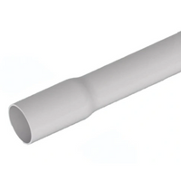 Rura sztywna kielichowana RLM 25 szary 111759 AKS 1szt=2mb
