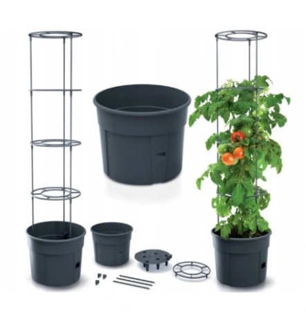 Donica do uprawy pomidorów 15L antracytowa IPOM350-S433