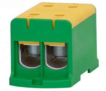 Złączka szynowa 2-torowa 2 x 2 x 240mm2  Al/Cu żółto/zielona ZU F-Elektro F2.0305