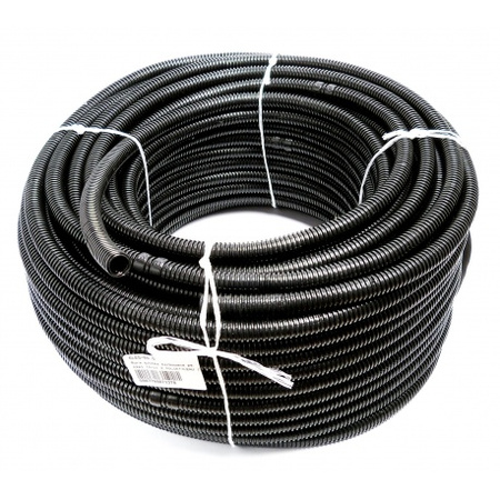 Rura karbowana motoryzacyjna cała czarna  18mm / 13,5mm 04.7 1szt=1mb