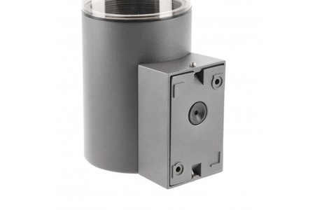 Oprawa ogrodowa kinkiet prosty górny grafit MEDIO-AU 15W E27 IP54 GTV OS-MED0AU-30