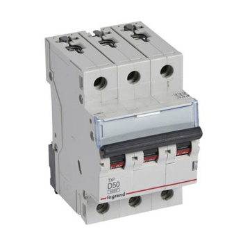 Wyłącznik nadprądowy 3P D 50A TX3 Legrand 403760
