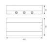 Rozdzielnia natynkowa modułowa 1 x 18-mod IP40 SRn 1.5 Elektro-Plast