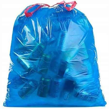 Worki na śmieci z taśmą wiązane mocne 35L 15 sztuk Kuchcik