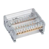 Blok rozdzielczy 4-polowy 125A 1000V 2x35mm + 2x25mm / 7x6 mm Morek MAB4125A18