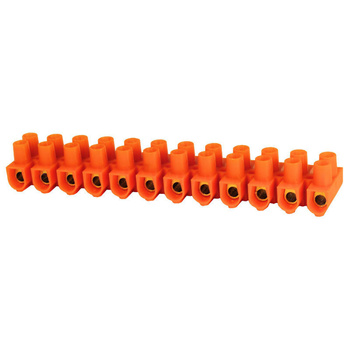 Listwa zaciskowa gwintowa 12-torowa 10mm pomarańczowa LTF 12-10 Simet 21512108
