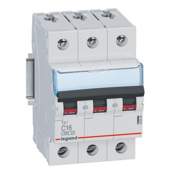 Wyłącznik nadprądowy 3P C 16A TX3 Legrand 403545