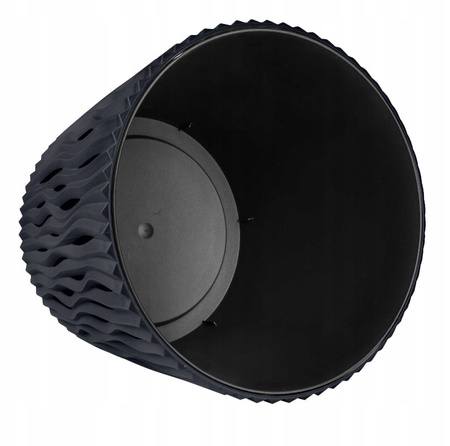 Doniczka z wkładem antracytowa SANDY ROUND DSR190-S433
