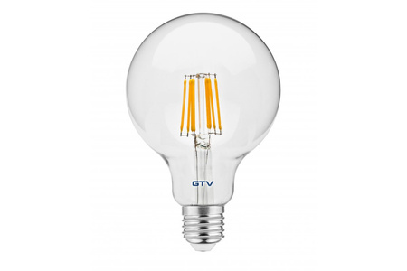 Żarówka LED FILAMENT 8W 880lm 4000K G95 E27 360st LD-G95FLE8-40