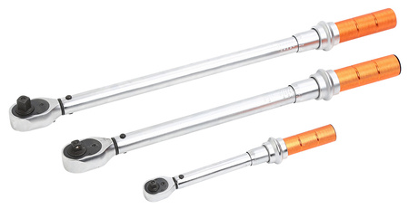 Zestaw kluczy dynamometrycznych 1/4", 3/8", 1/2" NEO 08-843 3szt.