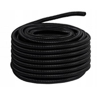 Rura karbowana samochodowa czarna 20/15 F6.0317 1mb=1szt.